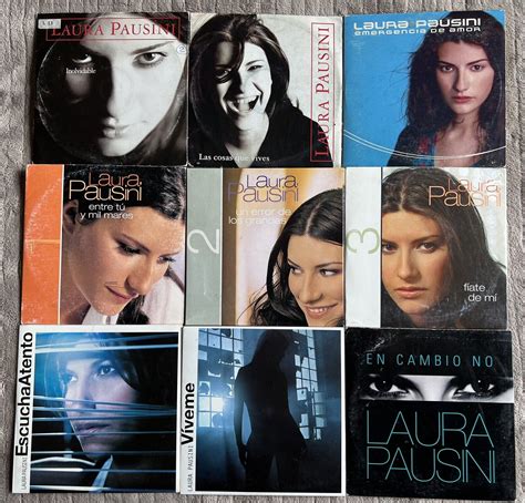 Laura Pausini 9 Singles Collection Mexico Edition Rare Ebay