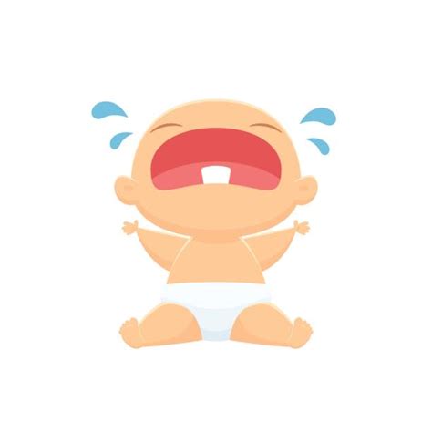 Crying Baby Illustrations Royalty Free Vector Graphics