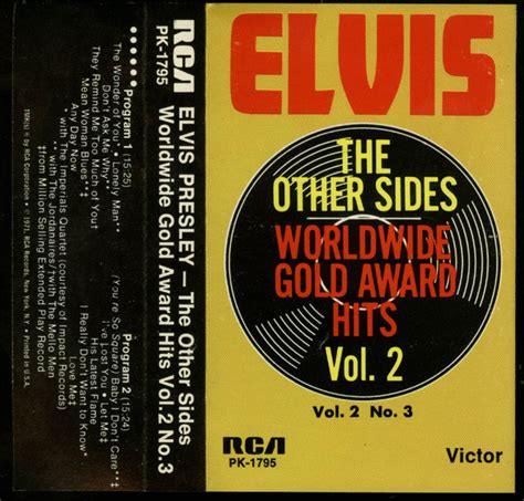 The Other Sides Worldwide Gold Award Hits Vol 2 Elvis Presley