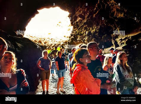 Cueva De Los Verdes Underground Cave Haria Lanzarote Island Canary