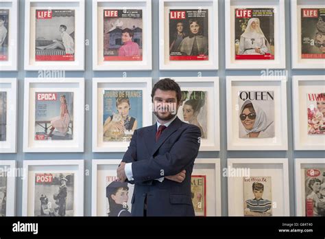 Audrey Hepburns Son Luca Dotti During A Press Preview For The Audrey Hepburn Portraits Of An