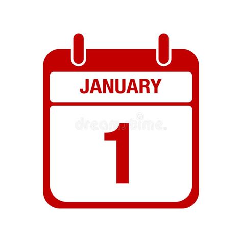 January 26 Calendar Icon Vector Illustration Of One Day Of Month