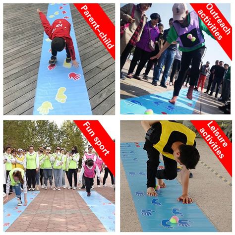 Outdoor Sports Toys Hands And Feet Cooperation Game Mats Fun Games