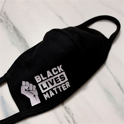 Blm Face Mask Donation Face Mask Social Distancing Protest Etsy