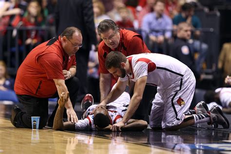 Louisville Basketball Player Who Broke His Leg Video