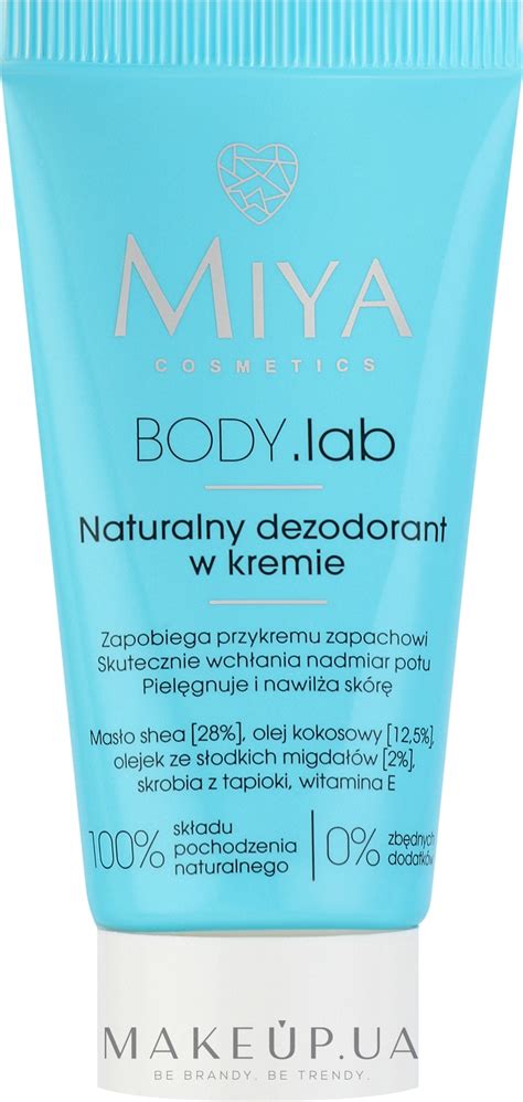 Miya Cosmetics Body Lab Кремовый дезодорант купить по лучшей цене в Украине Makeupua