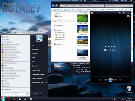 Windows 7 Basic Royale7 Windows 7 Themes