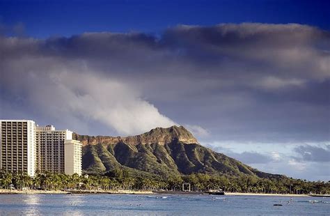 White High Rise Building Honolulu Skyline Hotels Waikiki Beach