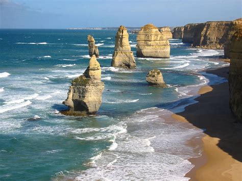 Drowned Apostles Ancient Limestone Underwater Stacks Discovered Off