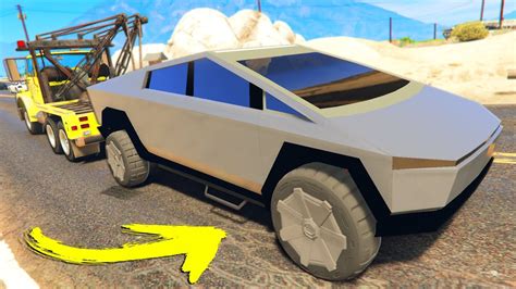 УГНАЛ НОВУЮ TESLA CYBERTRUCK GTA 5 ONLINE ! - БИТВА ЭВАКУАТОРОВ В ГТА 5