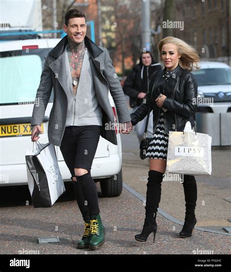 Stephanie Davis And Jeremy McConnell Outside ITV Studios Featuring Stephanie Davis Jeremy