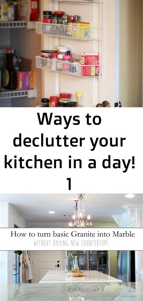 Ways To Declutter Your Kitchen In A Day 1 Declutter Kitchen