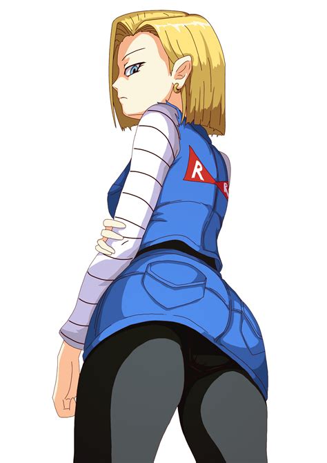 Android 18 By Soloungatonegro On Deviantart