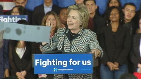 Hillary Clinton Makes Appearance In Dallas