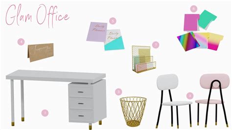 The Sims 4 Glam Office At Sunkissedlilacs Micat Game