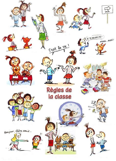Règlement De Classe Max Et Lili Affiches Et Diapo French Language