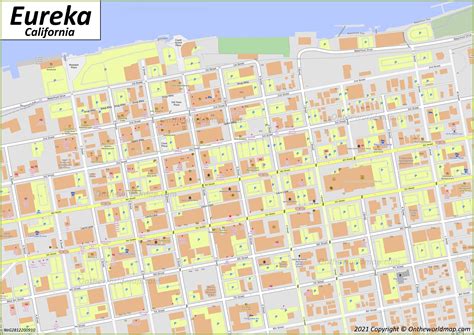 Eureka Cal Map