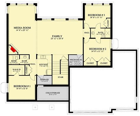 Spacious House Plan With Walk Out Lower Level 61334ut Architectural