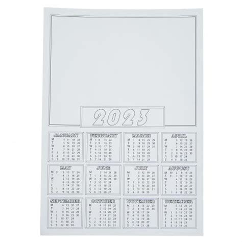 2023 Calendar Blanks P50 Hp00051864 Diaries And Calendars