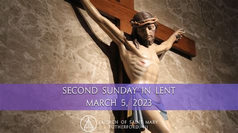 Second Sunday In Lent Youtube