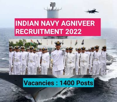 Indian Navy Agniveer SSR Recruitment 2022 Apply Online For 1400 Posts