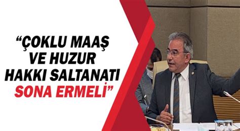 CHP Antalya Milletvekili Çetin Osman Budak Çoklu maaş ve huzur hakkı