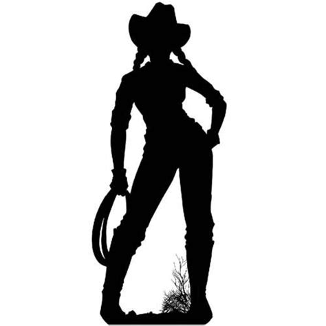 Cowgirl Silhouette Standee Walmart Com In 2020 Silhouette