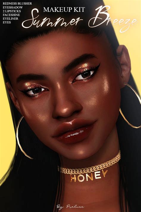 Summer Breeze Makeup Kit Pralinesims On Patreon In 2020 Sims 4 Cc