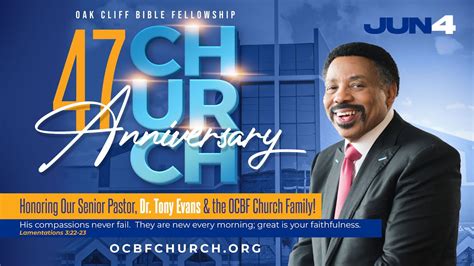 Join Us In Celebrating The 47th Anniversary Of Oak Cliff Bible
