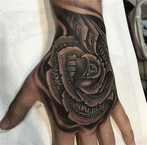 Tribal tattoo designs that are still gorgeous today usually, you'll find more tribal tattoos for men online. Money Rose, Mens Hand Piece | Best tattoo design ideas