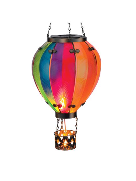 Regal Art Hot Air Balloon Light Outdoor Solar Led Lighted Lantern