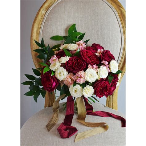 Tess Garden Rose Flower Bouquet Wedding Wedding Flower Packages