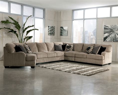 Like Layout Of Couch Different Fabric Large Sectional Sofa Ashley