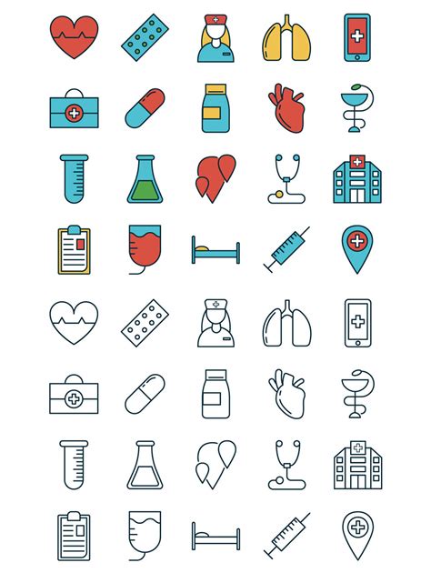 Medical Vector Icon Set Free Download Creativetacos