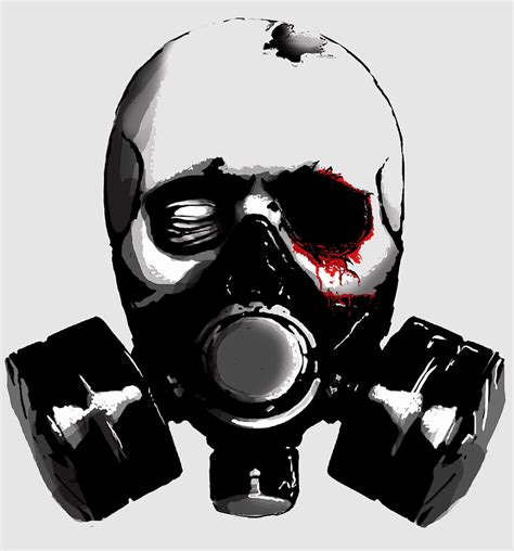 Stencil Graffiti Gas Mask Graffiti Stencil Skull Mask Personal