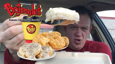Bojangles ☆biscuit And Gravy Breakfast Combo☆ Food Review Youtube