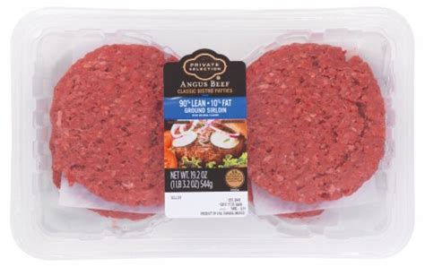 Private Selection Lean Angus Beef Ground Sirloin Patties Ct Oz Pick N Save