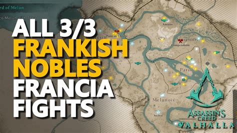 All Frankish Nobles Assassin S Creed Valhalla Francia Youtube