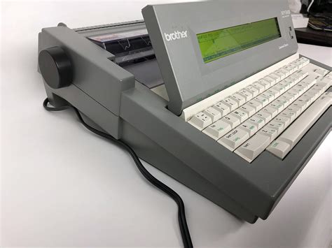 Brother Model Wp 760d Word Processor Gray Electric