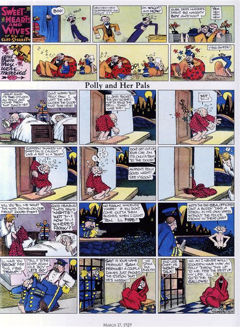 Cliff Sterrett A Selection Of Polly And Her Pals Strips Also