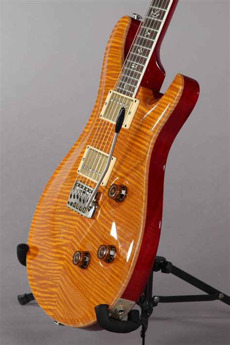 2010 prs paul reed smith custom 24 25th anniversary amber 10 top guitar chimp