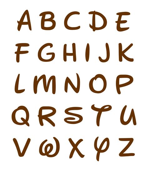 Disney Alphabet Printable Alphabet Letters Alphabet Templates Porn