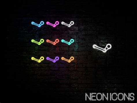 Neon Icons Steam Eyal Ilja Vostriakov Flickr