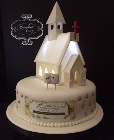 Who should escort me down the aisle? Image result for cake for church | Anniversary cake designs, Anniversary cake, Church cake topper