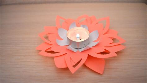 Make A Pretty Paper Candle Holder Diy Home Guidecentral Youtube