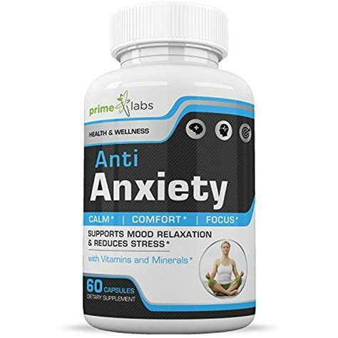 Anti Anxiety Stress Supplements For Anxiety Relief Cognitive Function 60 Capsule Sports
