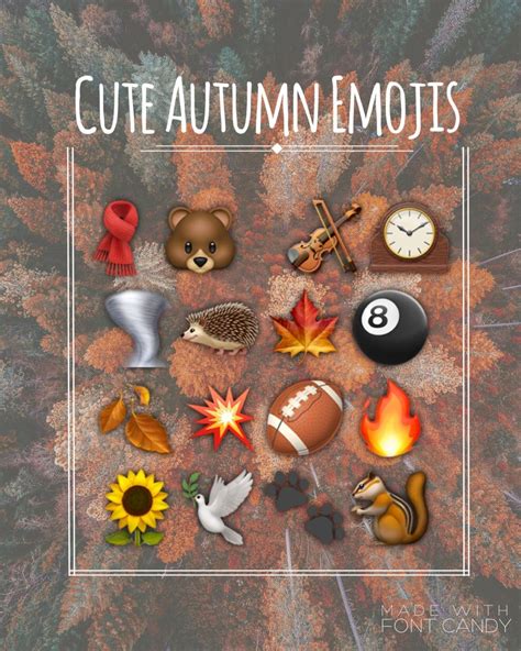 Autumn Emojis Emoji Combinations Snapchat Emojis Snapchat Friend