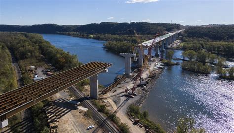 Central Susquehanna Valley Thruway River Bridge Piers Complete Work To