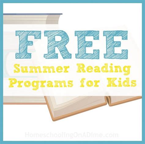 Free Summer Reading Programs For Kids Reading Programs For Kids