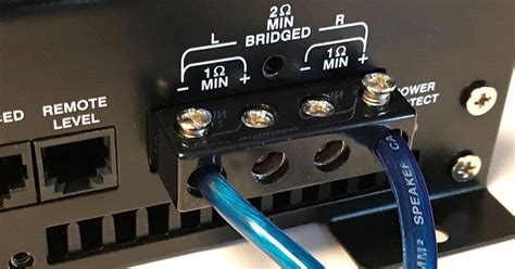 How To Bridge 4 Channel Amp